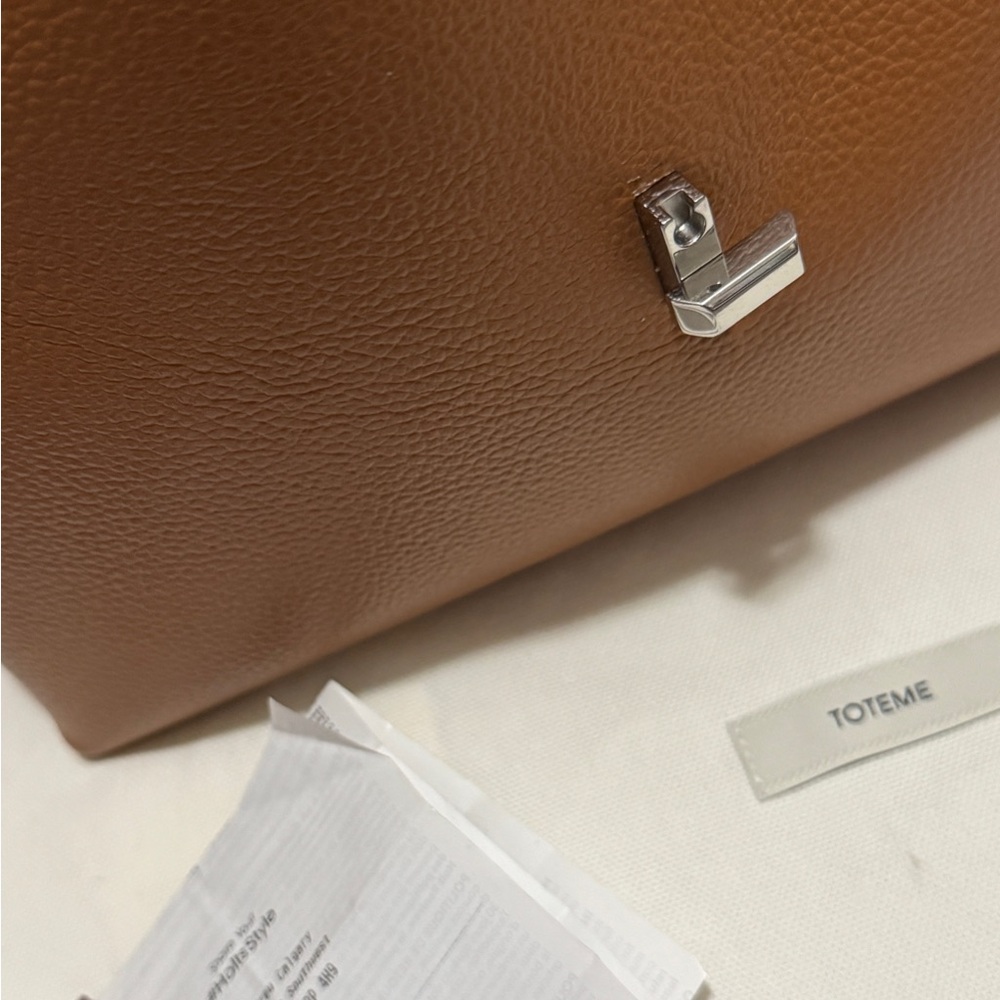 Toteme Brown Leather Crossbody Bag - Picture 4 of 15